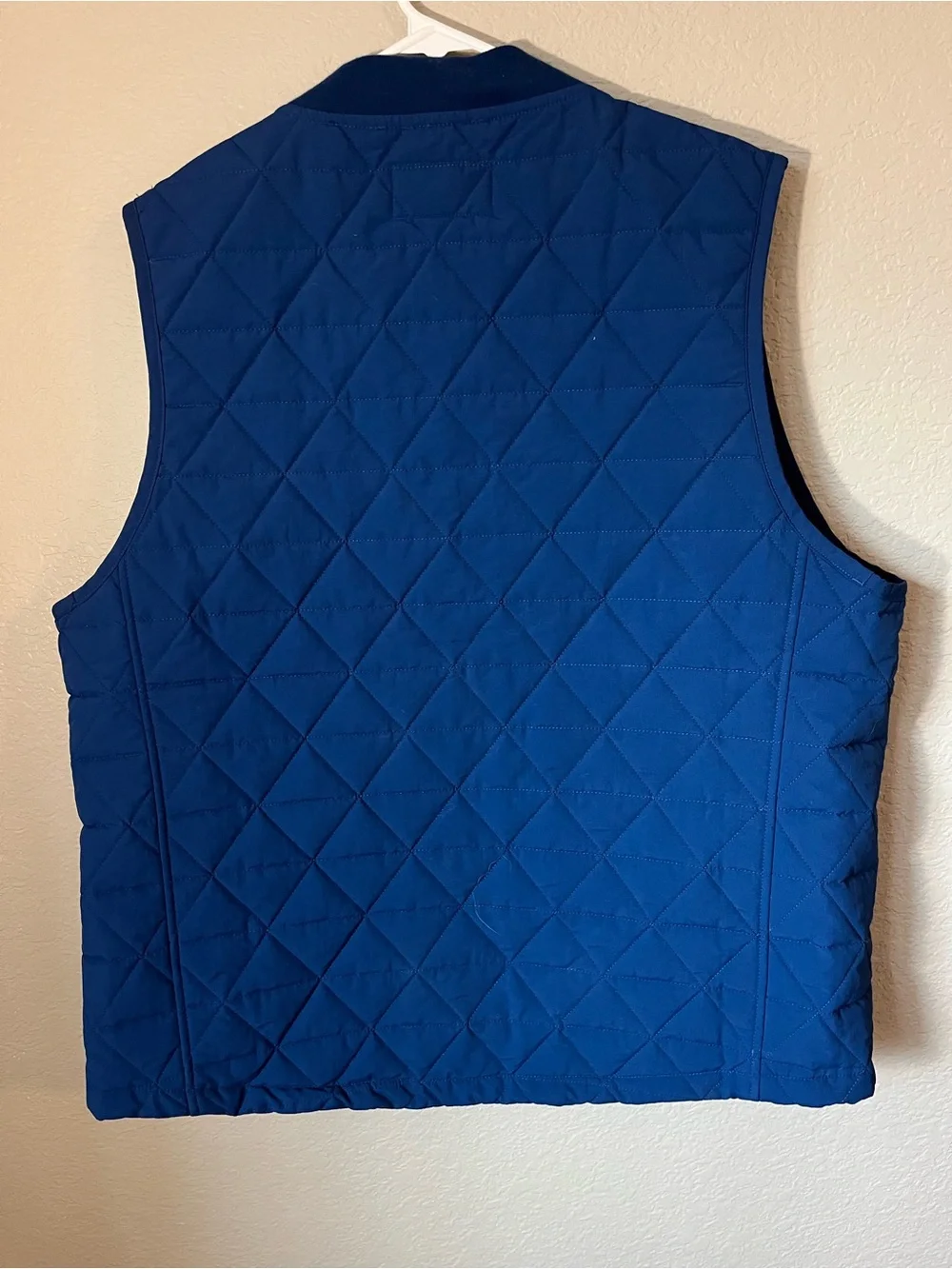 NWOT Chubbies Men’s L Quilted Vest Blue Rooster Lined Preppy Country Club